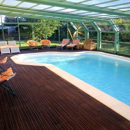 Chambre D'Hote Avec Piscine Couverte Coulaines Ngoại thất bức ảnh